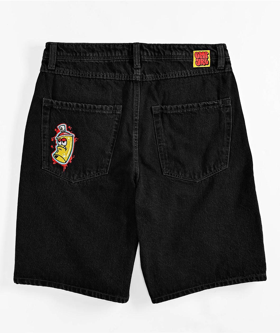 Empyre Shmutz Black Denim Skate Shorts  Product Image