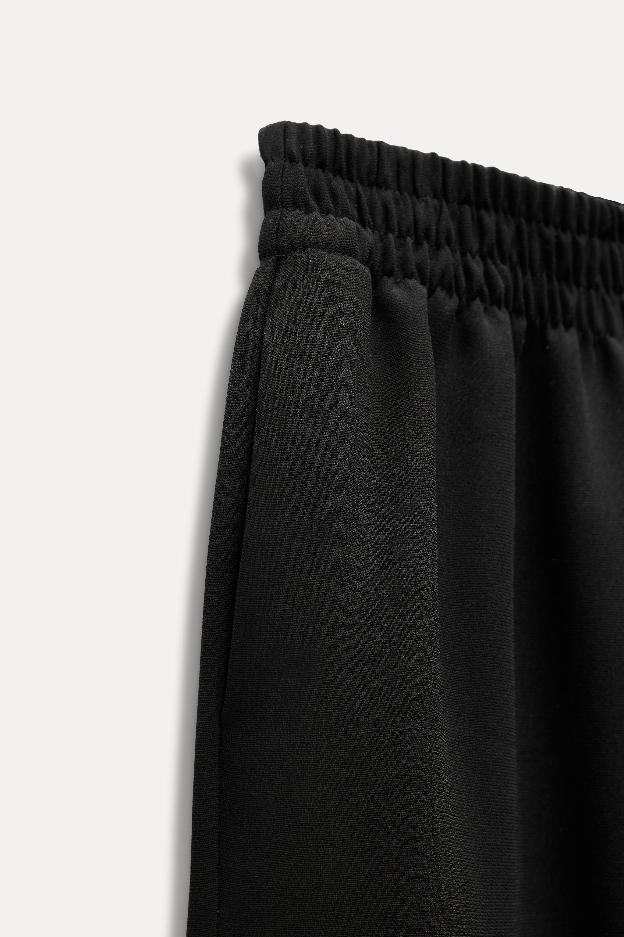 WIDE LEG CREPE PANTS Product Image