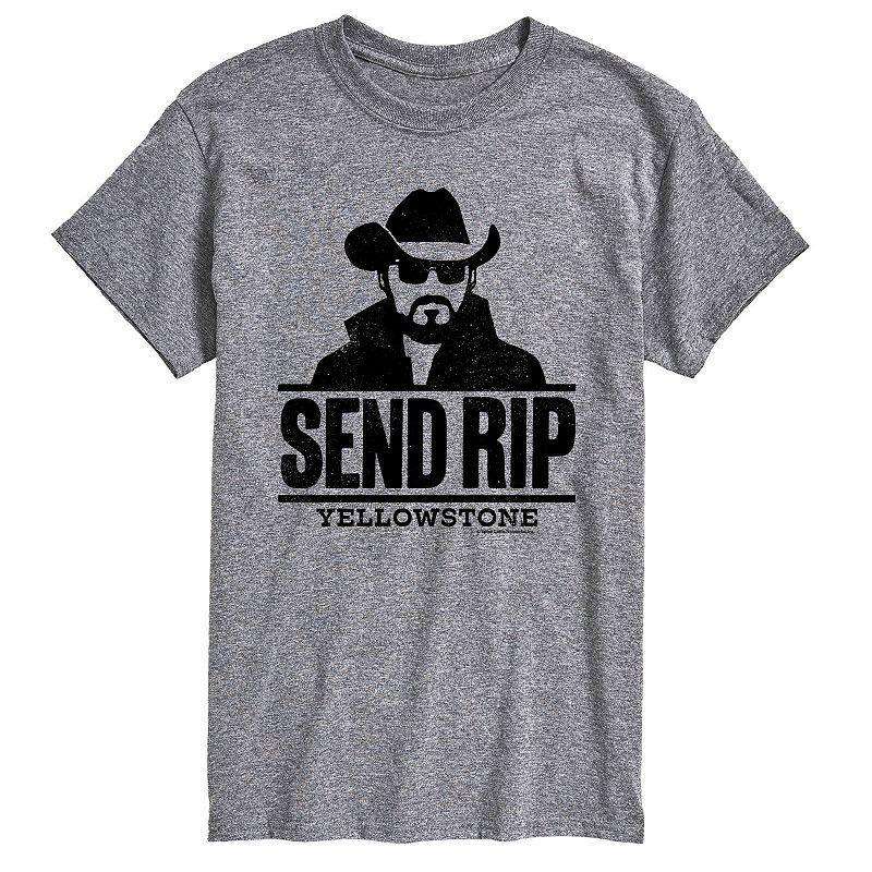 Big & Tall Yellowstone Send RIP Tee, Mens Product Image