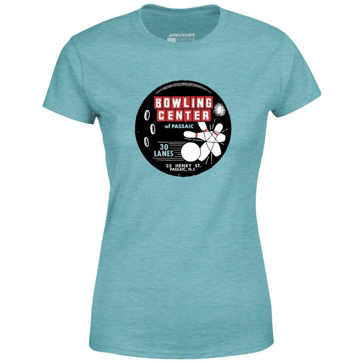 Bowling Center of Passaic - Passaic, NJ - Vintage Bowling Alley - Women's T-Shirt Female Product Image