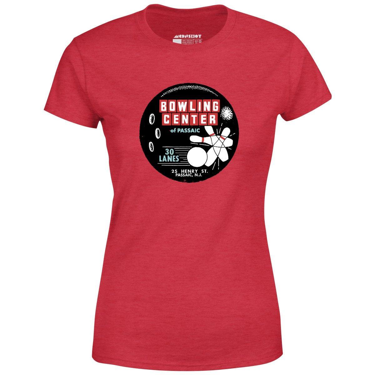 Bowling Center of Passaic - Passaic, NJ - Vintage Bowling Alley - Women's T-Shirt Female Product Image