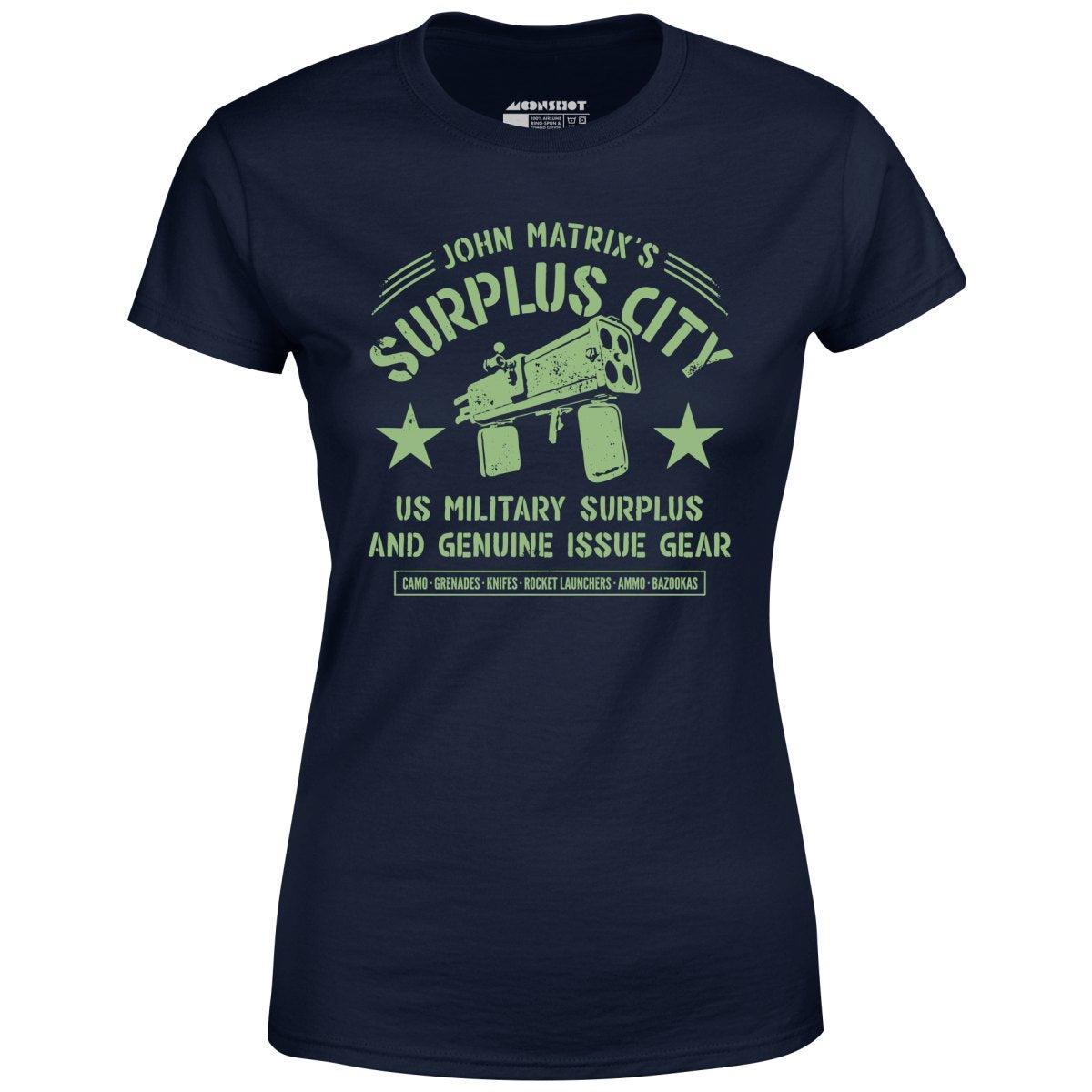 John Matrix's Surplus City - Women's T-Shirt Female Product Image