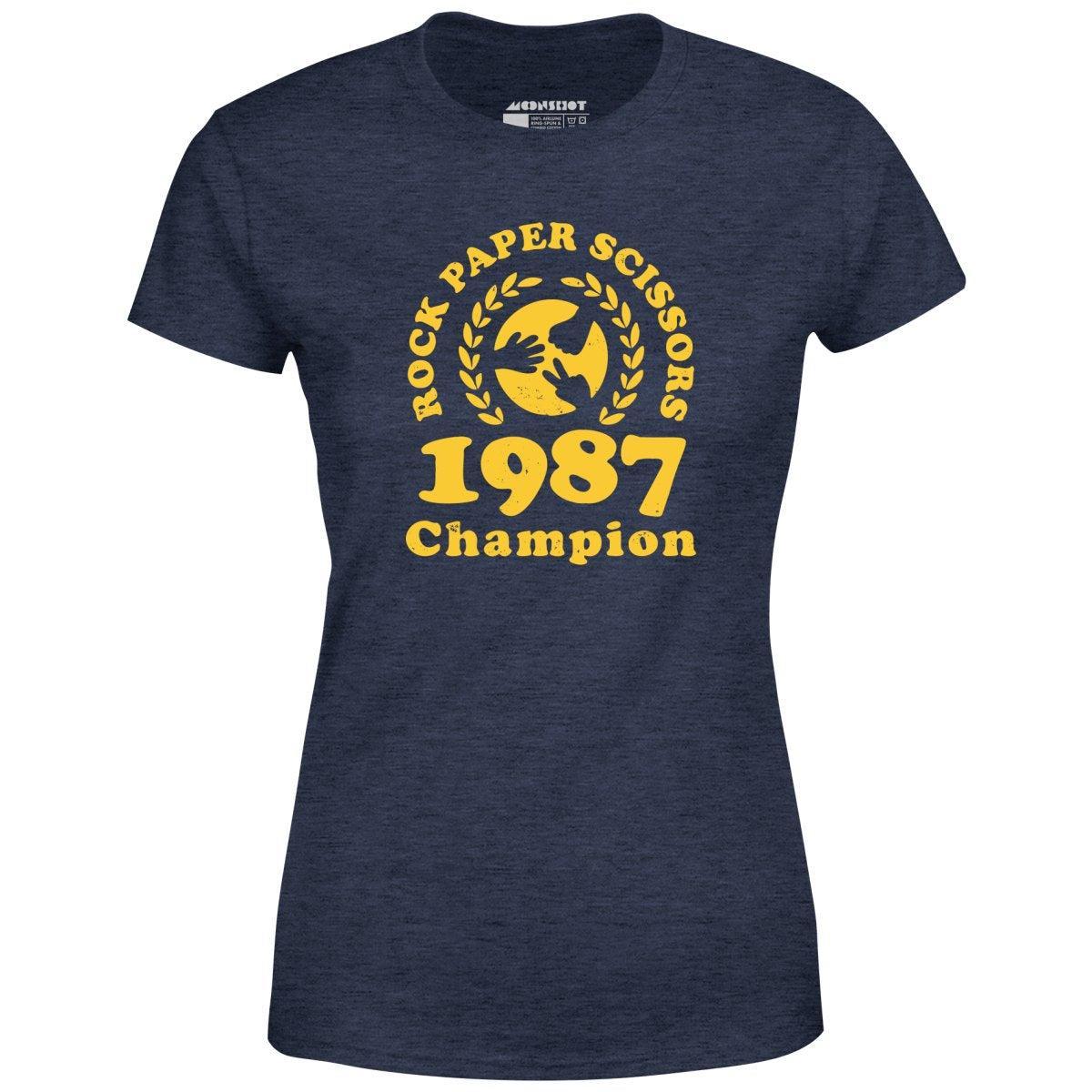 Rock Paper Scissors Champion - Women's T-Shirt Female Product Image