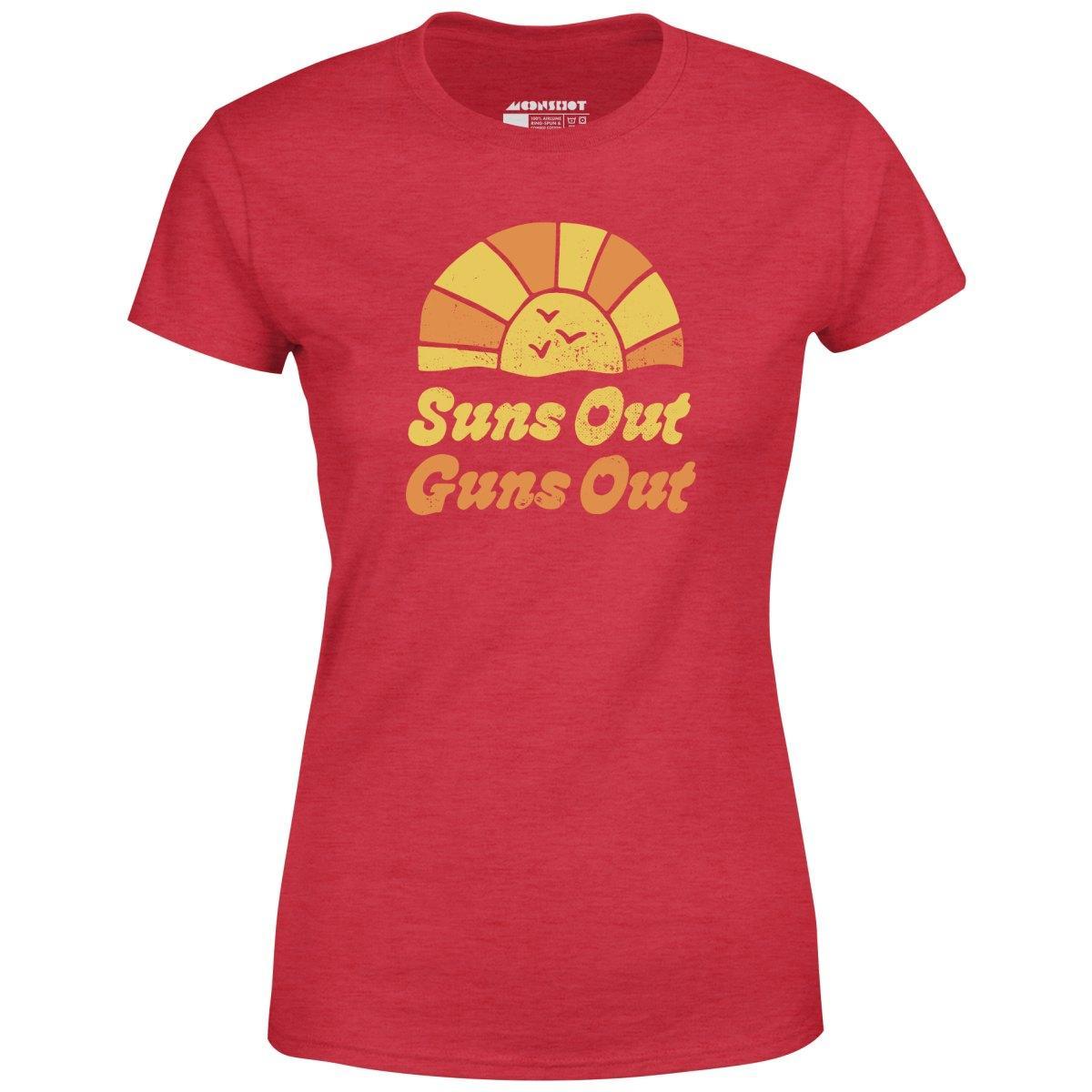 Suns Out Guns Out - Women's T-Shirt Female Product Image