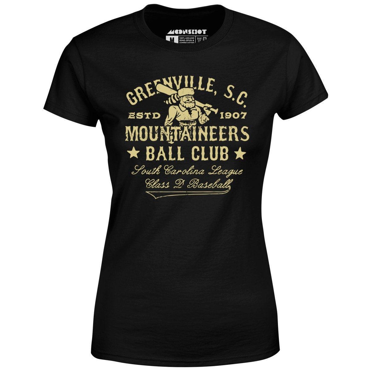 Greenville Mountaineers - South Carolina - Vintage Defunct Baseball Teams - Women's T-Shirt Female Product Image