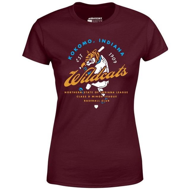 Kokomo Wildcats - Indiana - Vintage Defunct Baseball Teams - Women's T-Shirt Female Product Image