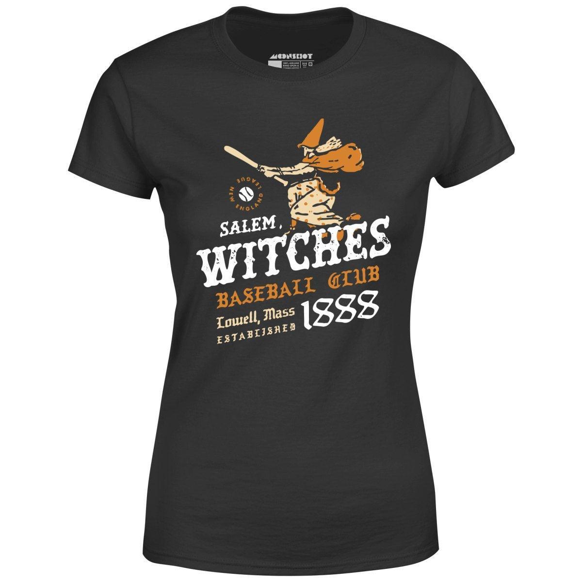 Salem Witches - Massachusetts - Vintage Defunct Baseball Teams - Women's T-Shirt Female Product Image