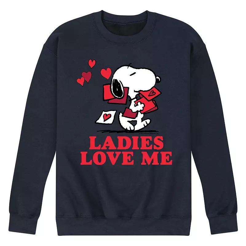 Mens Peanuts Ladies Love Me Sweatshirt Product Image