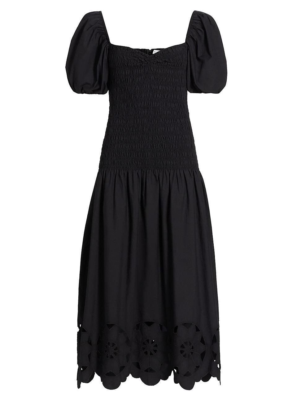 Viviana Smocked Midi-Dress Product Image