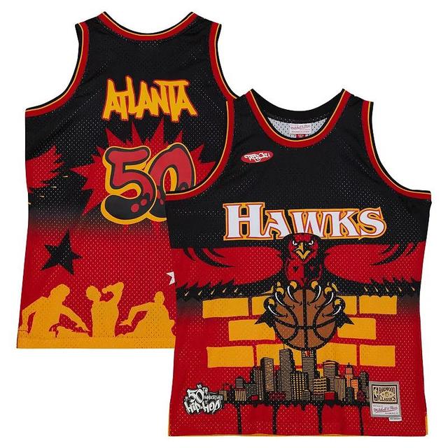 Mens Mitchell & Ness x Tats Cru Atlanta Hawks Hardwood Classics Fashion Jersey Product Image