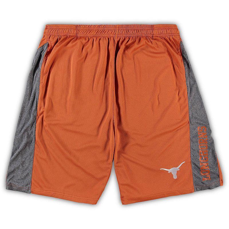 Mens Texas Orange Texas Longhorns Big & Tall Textured Shorts Product Image