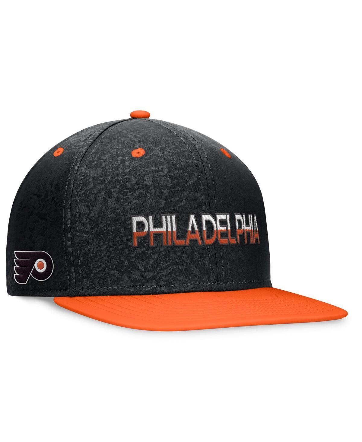 Mens Fanatics Black Philadelphia Flyers Authentic Pro Alternate Jersey Snapback Hat - Black Product Image