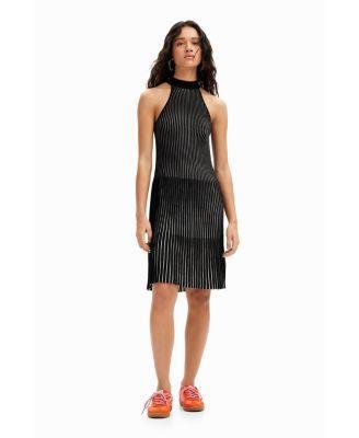 Desigual Womens Short ribbed dress Product Image