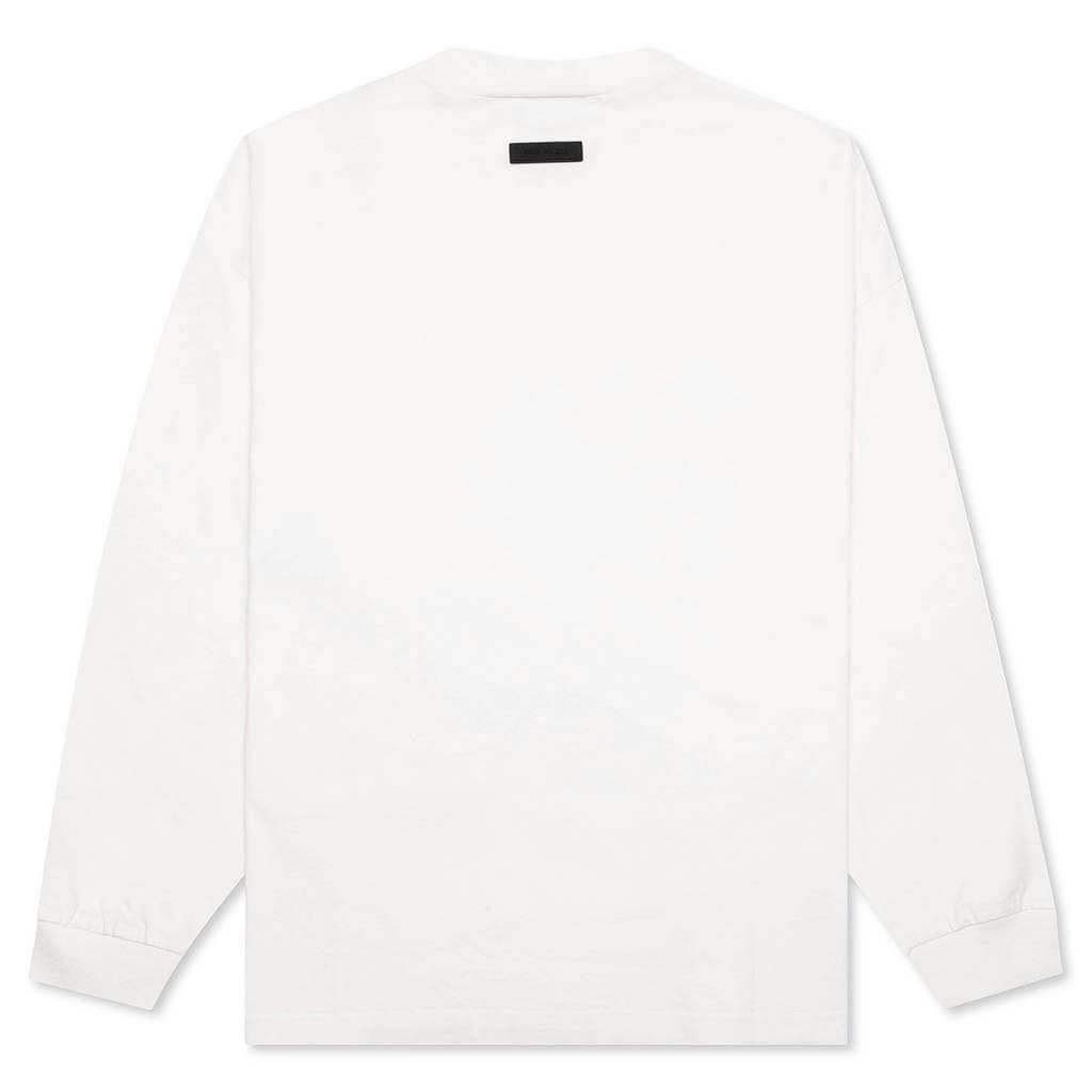 Essentials L/S Tee - Cloud Dancer Male Product Image