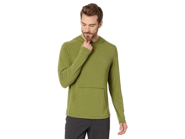 L.L.Bean Tropicwear Comfort Hoodie Long Sleeve Men's Regular (Fern) Men's T Shirt Product Image