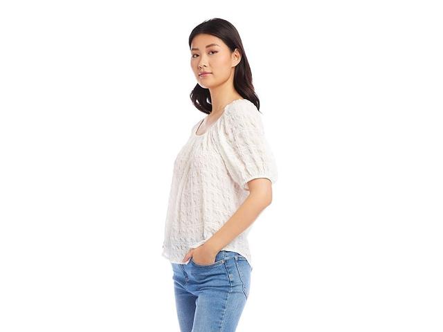 Karen Kane Peasant Top (Off Women's Clothing Product Image