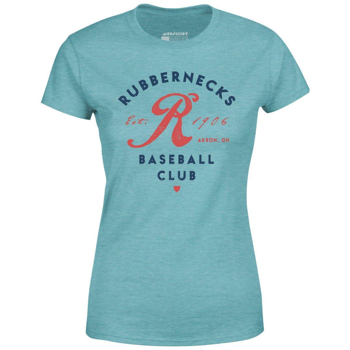 Akron Rubbernecks - Ohio - Vintage Defunct Baseball Teams - Women's T-Shirt Female Product Image