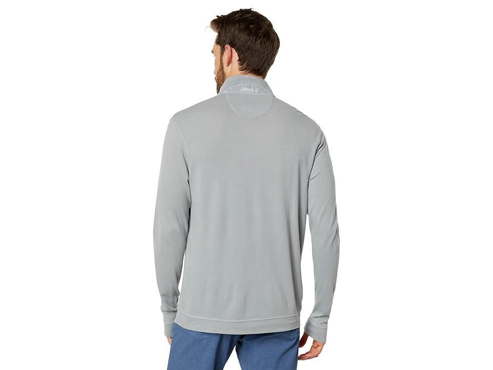 johnnie-O Derek Performance Pique 1/4 Zip (Seal) Men's Sweater Product Image