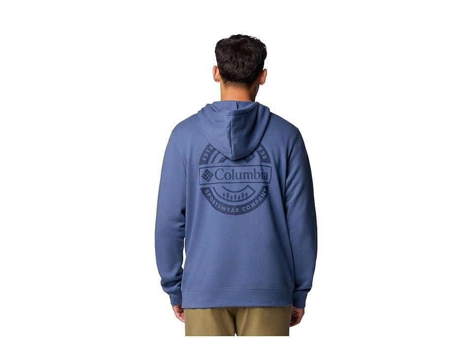 Columbia Columbia Trek Graphic Hoodie (Dark Mtn Button Badge) Men's Clothing Product Image