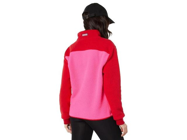 Vineyard Vines Color-Blocked Sherpa Supershep (Neon Crazy ) Women's Clothing Product Image