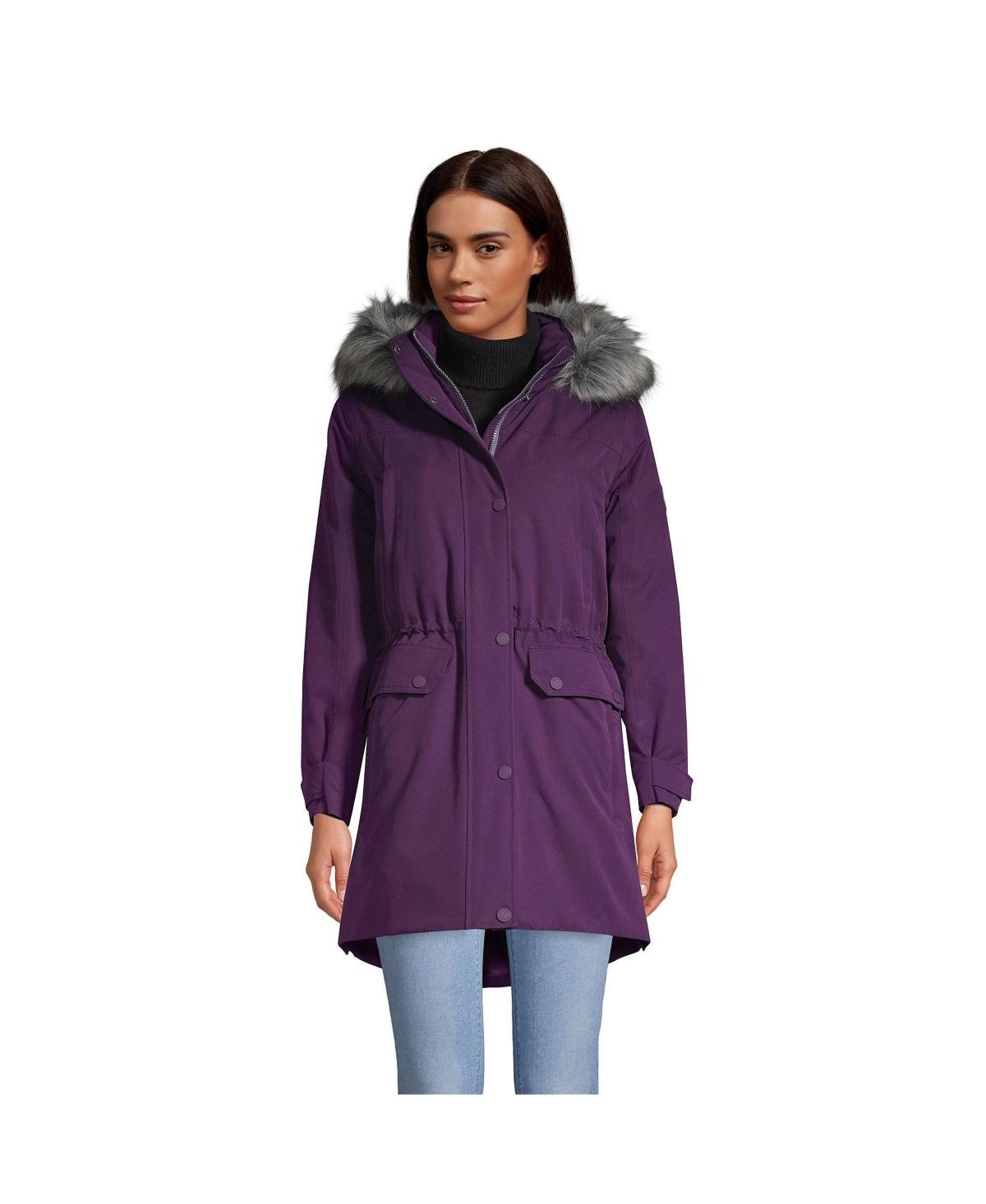 Womens Lands End Expedition Down Waterproof Winter Parka Product Image