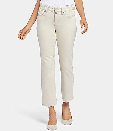 NYDJ Marilyn Stretch Denim 5-Pocket Frayed Hem Ankle Jeans Product Image