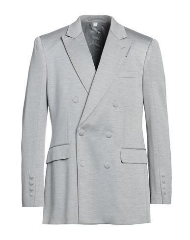 BURBERRY Man Blazer Grey Size 44 Cashmere, Silk, Polyamide Product Image