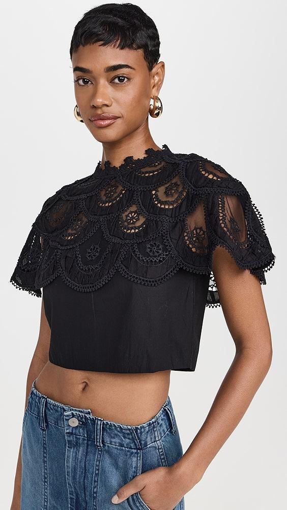 Sea Drea Embroidery Top | Shopbop Product Image