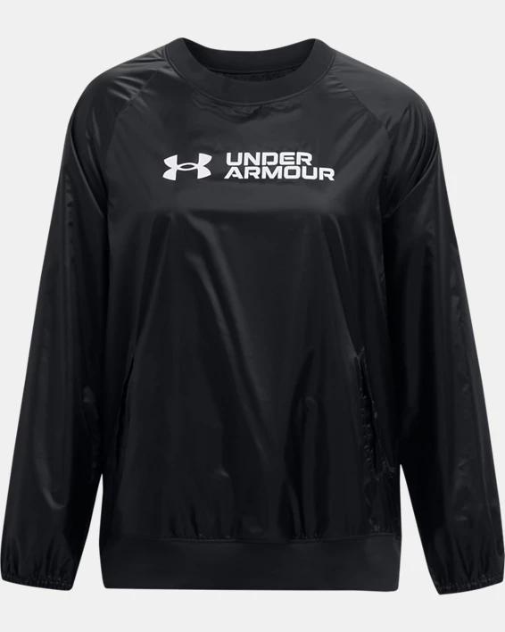 Women's UA RUSH™ Woven Shine Crew Product Image