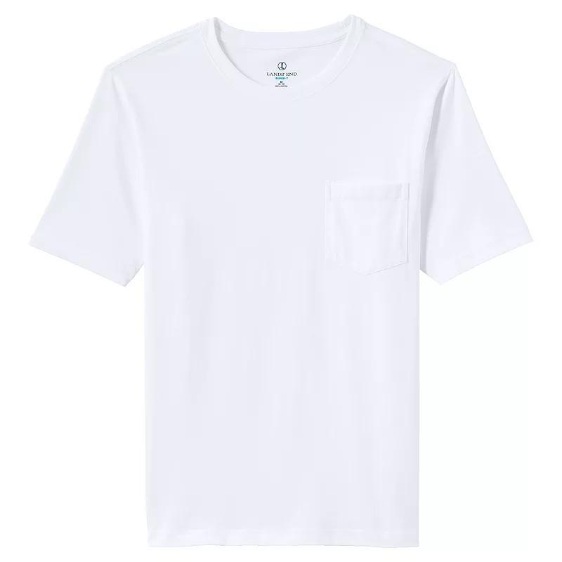 Big & Tall Lands End Super Pocket Tee, Mens Product Image