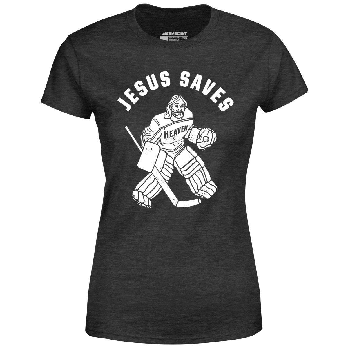 Jesus Saves - Hockey - Women's T-Shirt Female Product Image