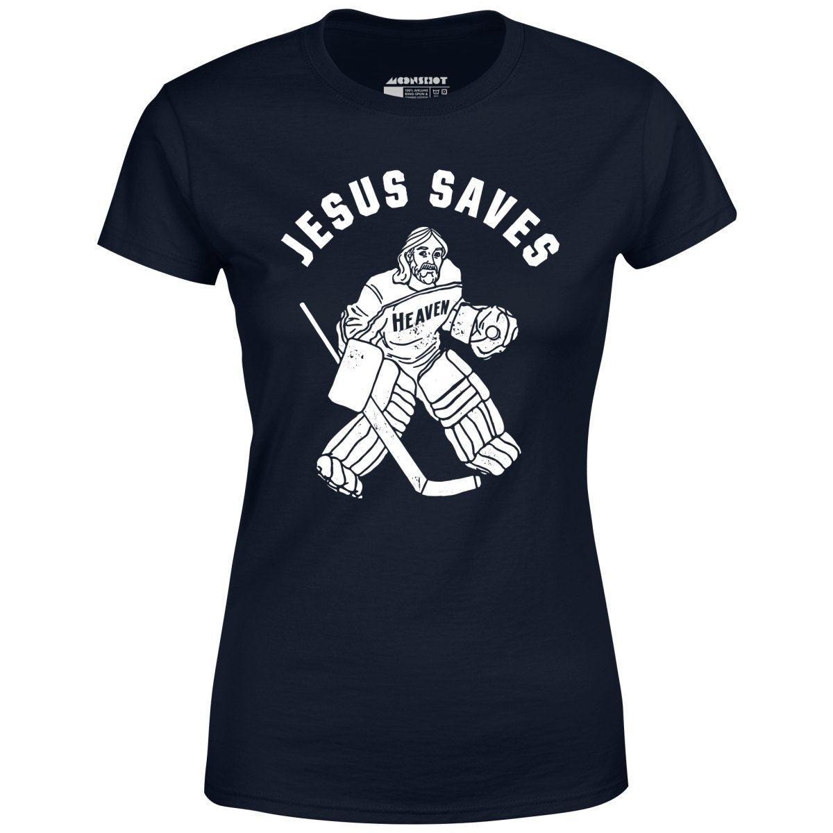 Jesus Saves - Hockey - Women's T-Shirt Female Product Image