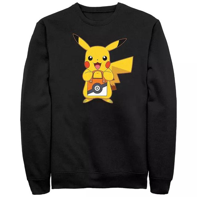 Mens Pokemon Pikachu Trick Or Treat Bag Graphic Fleece Product Image