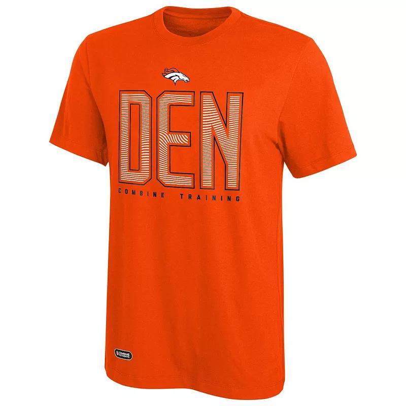 Mens Orange Denver Broncos Record Setter T-shirt Product Image