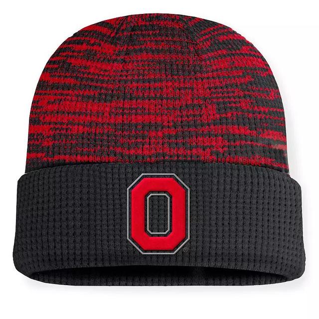 Mens Nike /Scarlet Ohio State Buckeyes Primetime Terra Cuffed Knit Hat Product Image