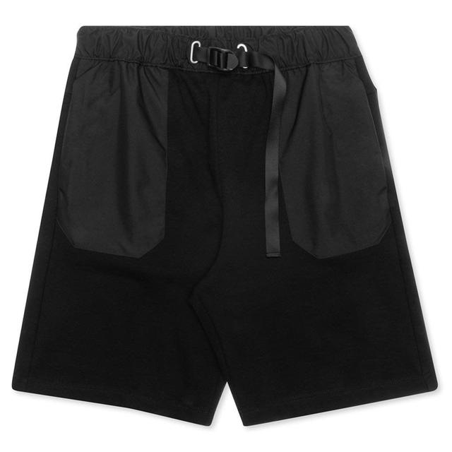 Waterproof Terry Mountain Shorts - Black Male Product Image