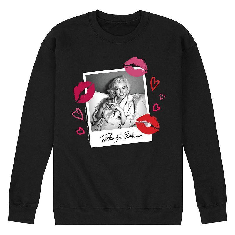 Mens Marilyn Monroe Collegiate Sweatshirt Blue Product Image