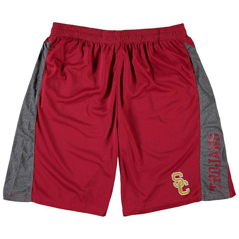 Mens Cardinal USC Trojans Big & Tall Textured Shorts Product Image