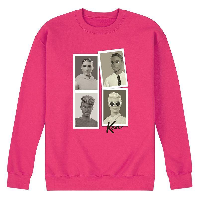 Mens Barbie Ken Photo Grid Fleece Sweatshirt Product Image