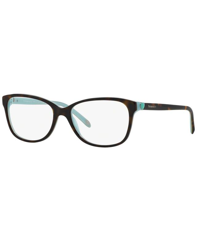 Tiffany & Co. TF2097 Womens Square Eyeglasses - Havana Blu Product Image