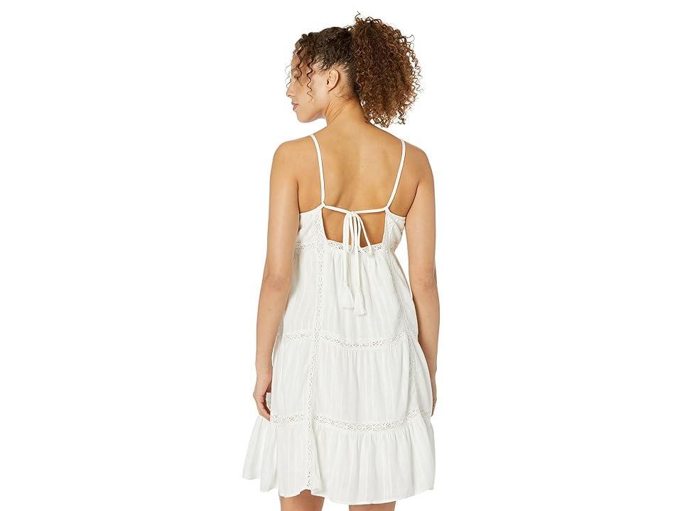 Lucky Brand Lace Tiered Mini Dress Women's Clothing Product Image