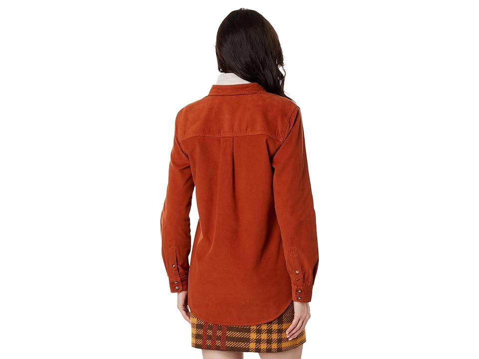 Toad&Co Scouter Cord Long Sleeve Shirt (Cinnamon) Women's Clothing Product Image