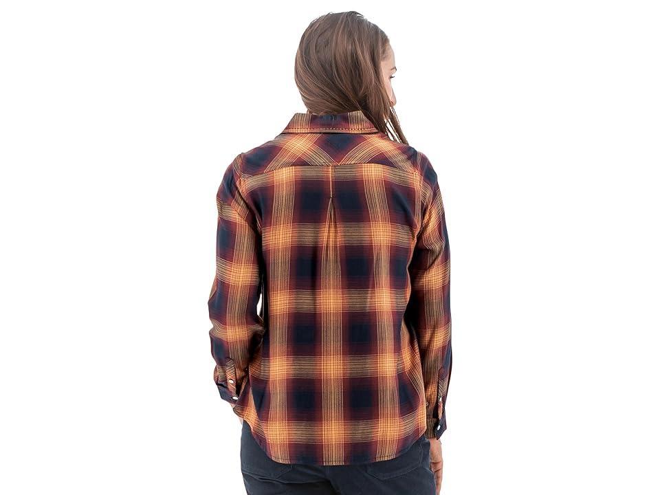 Aventura Killian Sustainable Herringbone Plaid Button Front Shirt Product Image