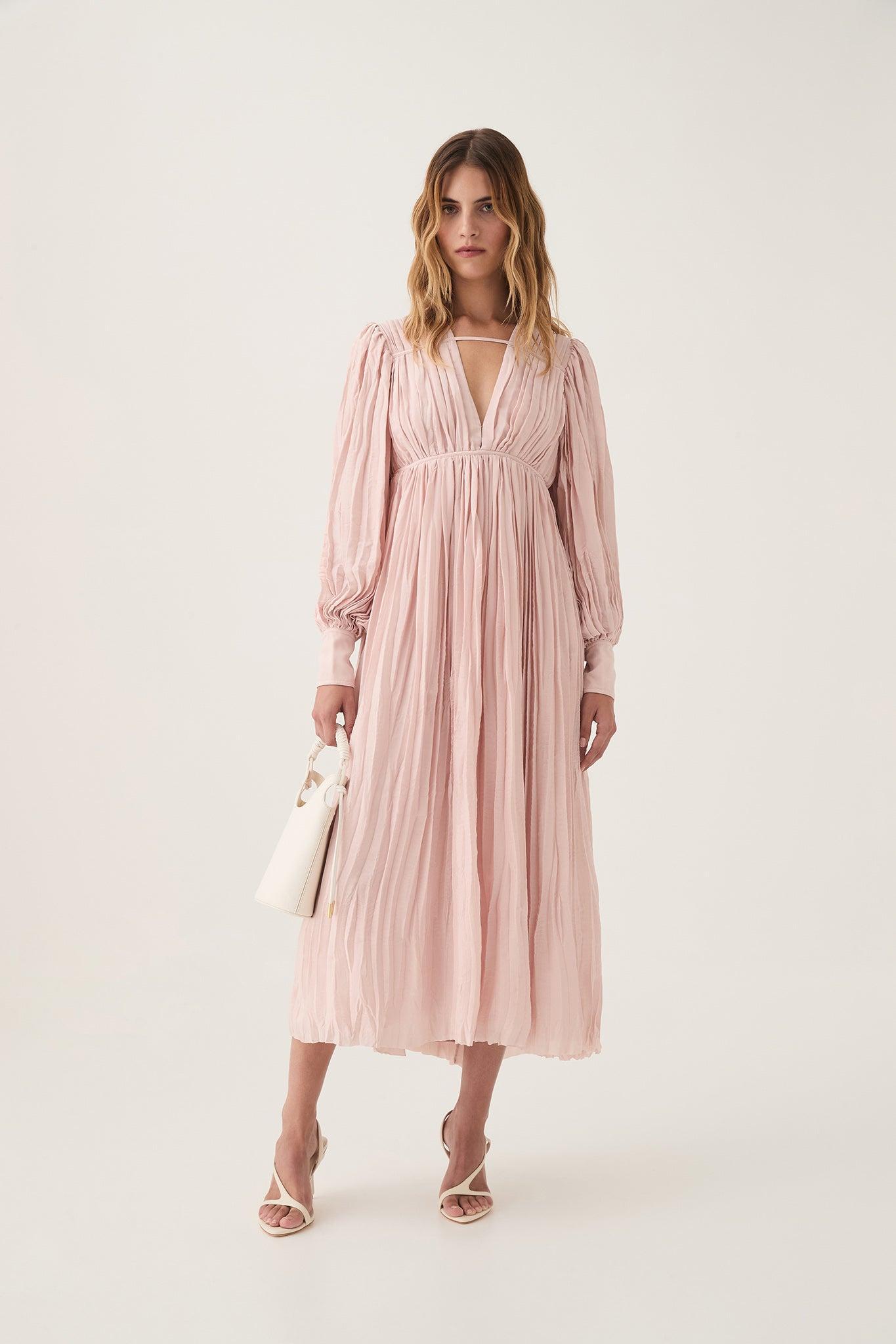 Catalyst Pleated Midi Dress Product Image