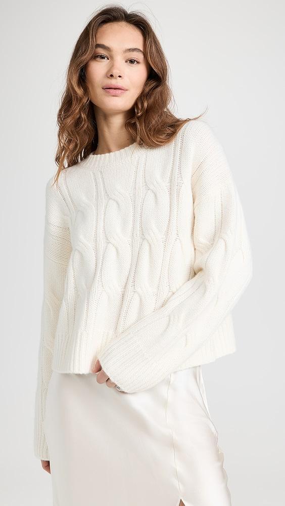 Sablyn Cable Knit Cashmere Sweater | Shopbop Product Image