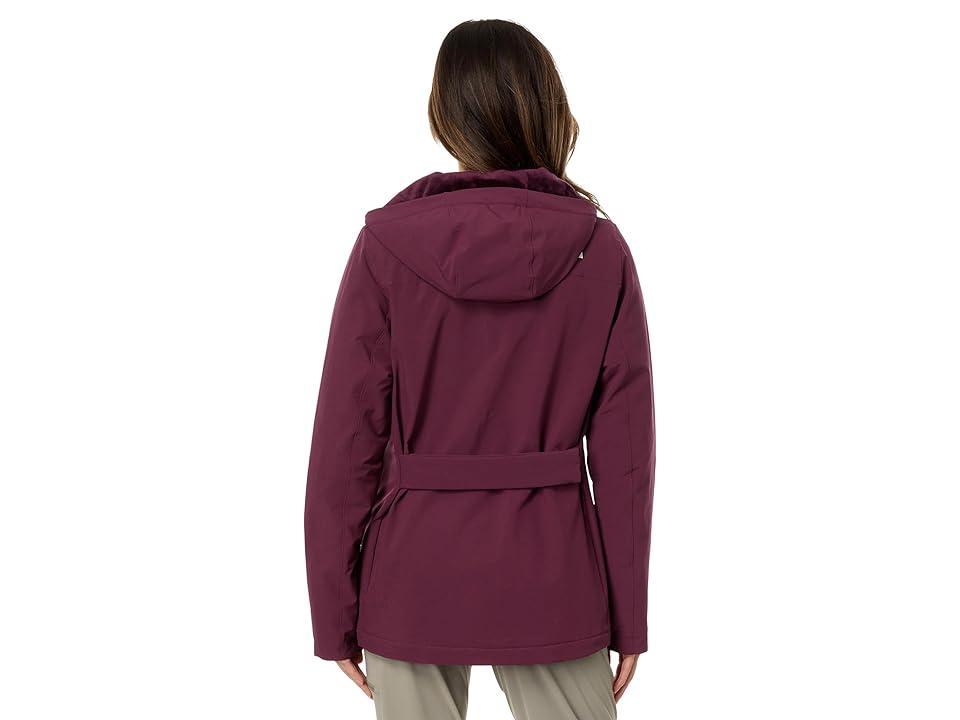 The North Face Shelbe Raschel Insulated Hoodie (Boysenberry) Women's Clothing Product Image