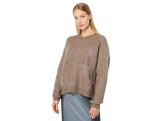 AllSaints Star Jumper (Doe Brwn/Rose Gold) Women's Clothing Product Image