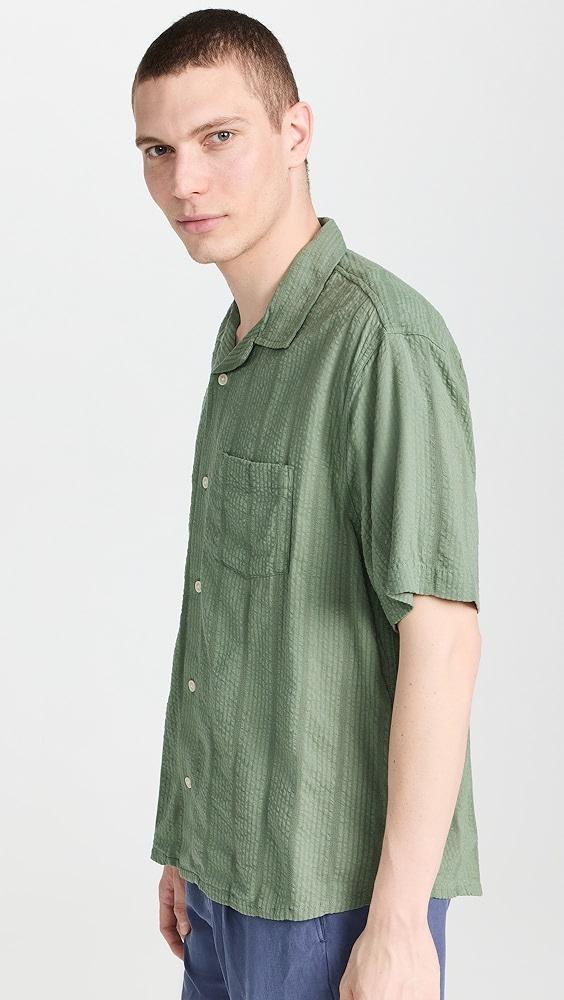 Corridor Striped Seersucker Shirt | Shopbop Product Image