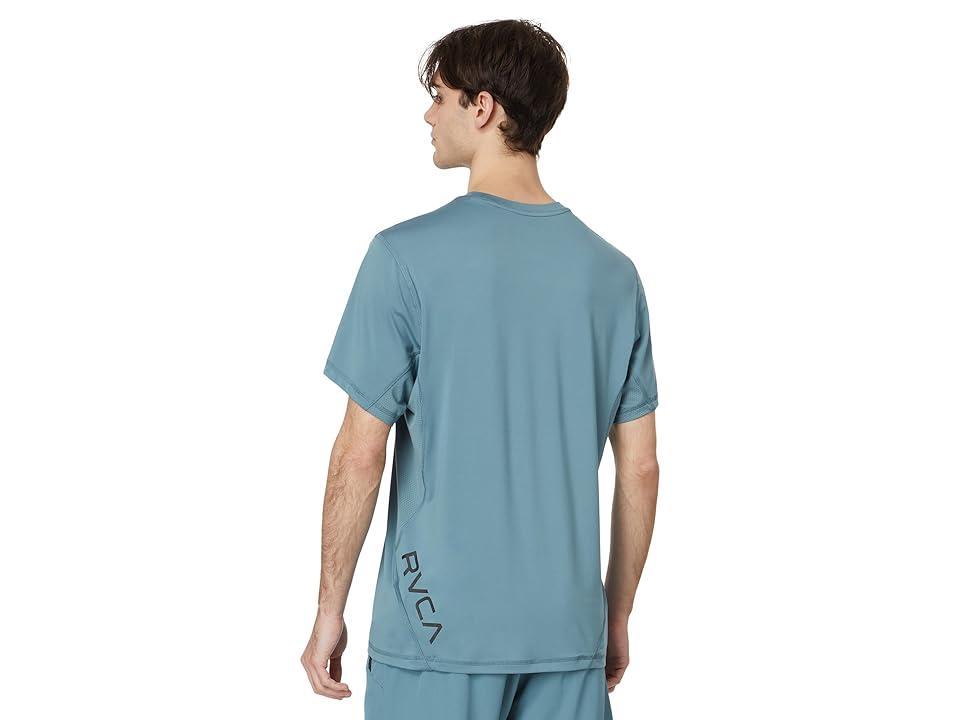 RVCA VA Sport Vent Short Sleeve Top (Glacier) Men's Clothing Product Image