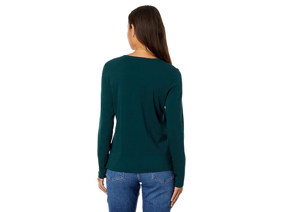 Madewell Northside Vintage Long-Sleeve Tee (Smoky Spruce) Women's Clothing Product Image